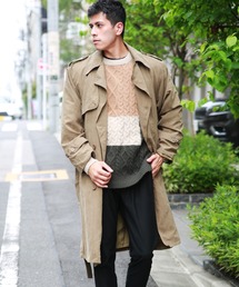 WESTSEA | フェイクスエード ロングトレンチコート(トレンチコート)