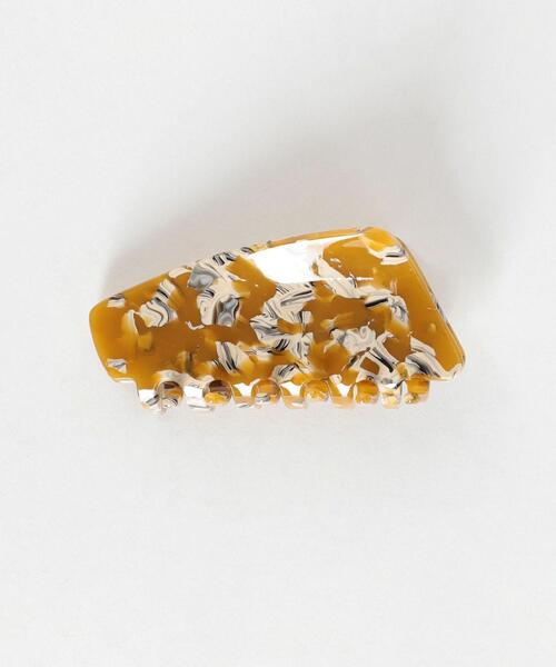 BEAUTY&YOUTH UNITED ARROWS（ビューティーアンドユースユナイテッドアローズ）の「BY トライアングルビッグ クリップ（バレッタ/ヘアクリップ・レディース・ベージュ/その他1/オレンジ系その他/ナチュラル/その他2/ブラウン・FREE）」の2枚目の写真