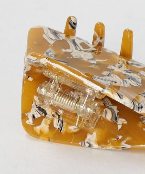 BEAUTY&YOUTH UNITED ARROWS（ビューティーアンドユースユナイテッドアローズ）の「BY トライアングルビッグ クリップ（バレッタ/ヘアクリップ・レディース・ベージュ/その他1/オレンジ系その他/ナチュラル/その他2/ブラウン・FREE）」の9枚目の写真