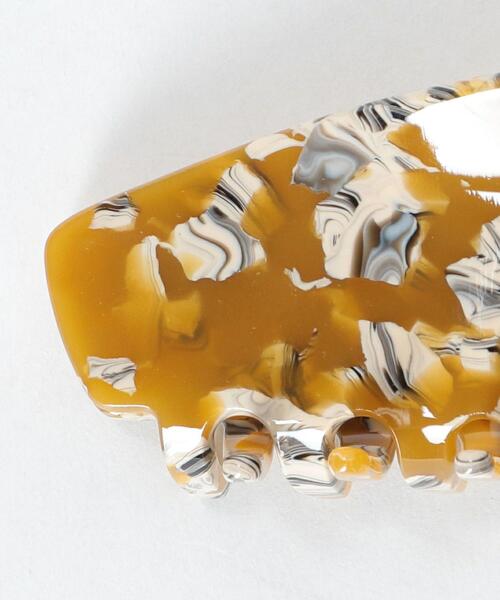 BEAUTY&YOUTH UNITED ARROWS（ビューティーアンドユースユナイテッドアローズ）の「BY トライアングルビッグ クリップ（バレッタ/ヘアクリップ・レディース・ベージュ/その他1/オレンジ系その他/ナチュラル/その他2/ブラウン・FREE）」の10枚目の写真