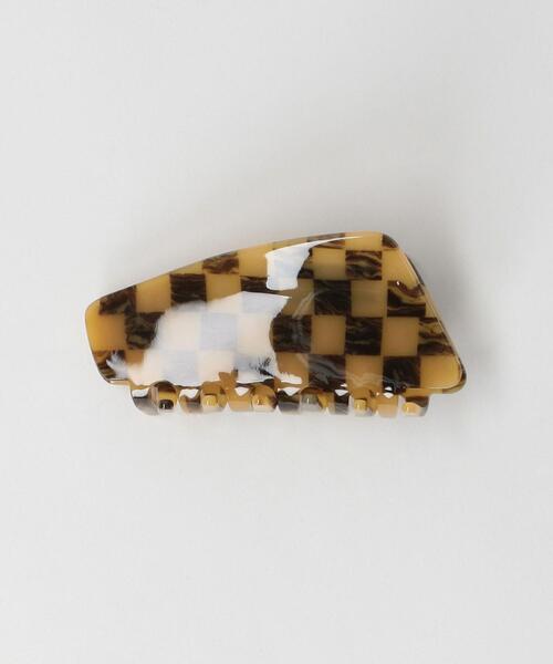 BEAUTY&YOUTH UNITED ARROWS（ビューティーアンドユースユナイテッドアローズ）の「BY トライアングルビッグ クリップ（バレッタ/ヘアクリップ・レディース・ベージュ/その他1/オレンジ系その他/ナチュラル/その他2/ブラウン・FREE）」の14枚目の写真