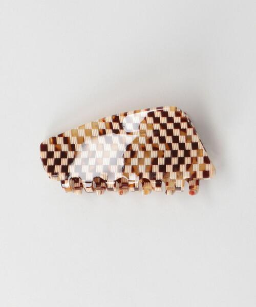 BEAUTY&YOUTH UNITED ARROWS（ビューティーアンドユースユナイテッドアローズ）の「BY トライアングルビッグ クリップ（バレッタ/ヘアクリップ・レディース・ベージュ/その他1/オレンジ系その他/ナチュラル/その他2/ブラウン・FREE）」の18枚目の写真