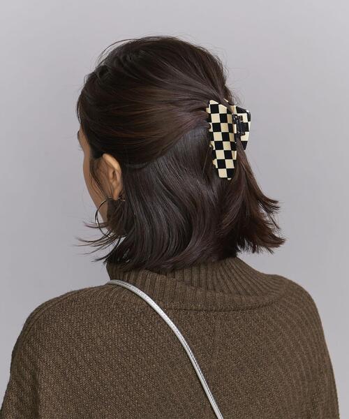 BEAUTY&YOUTH UNITED ARROWS（ビューティーアンドユースユナイテッドアローズ）の「BY トライアングルビッグ クリップ（バレッタ/ヘアクリップ・レディース・ベージュ/その他1/オレンジ系その他/ナチュラル/その他2/ブラウン・FREE）」の15枚目の写真