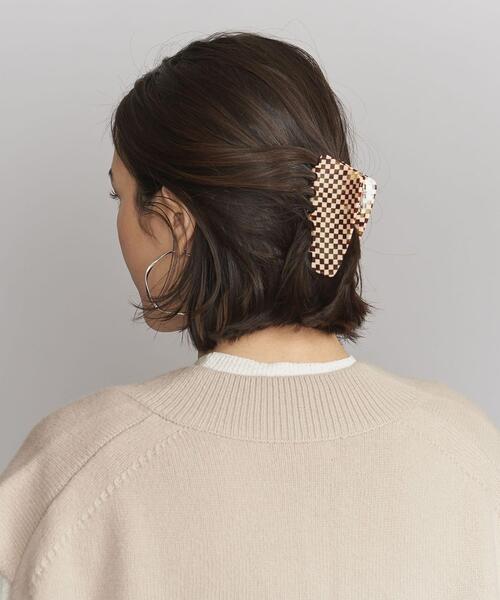 BEAUTY&YOUTH UNITED ARROWS（ビューティーアンドユースユナイテッドアローズ）の「BY トライアングルビッグ クリップ（バレッタ/ヘアクリップ・レディース・ベージュ/その他1/オレンジ系その他/ナチュラル/その他2/ブラウン・FREE）」の16枚目の写真