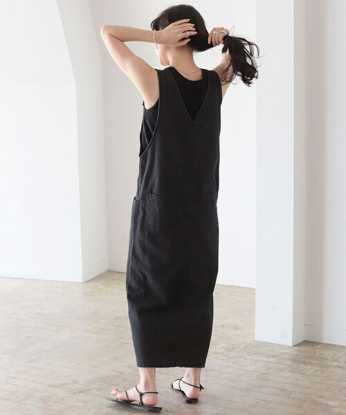 BeAMS DOT(ビームスドット)の「【WEB限定】BeAMS DOT / デニム ロングジャンパースカート(ワンピース・レディース・ホワイト系その他5/ブラック系その他4・FREE)」の20枚目の写真