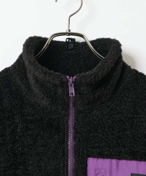 THOUSAND MILE（サウザンドマイル）の「【THOUSAND MILE/サウザンドマイル】別注フリースジップブルゾン（ブルゾン・メンズ・ブラック/キャメル・MEDIUM/LARGE）」の9枚目の写真