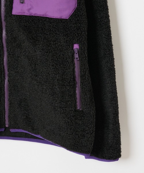 THOUSAND MILE（サウザンドマイル）の「【THOUSAND MILE/サウザンドマイル】別注フリースジップブルゾン（ブルゾン・メンズ・ブラック/キャメル・MEDIUM/LARGE）」の12枚目の写真