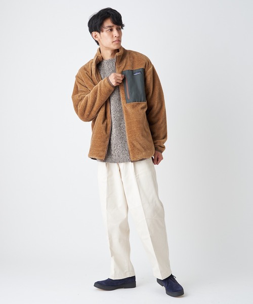 THOUSAND MILE（サウザンドマイル）の「【THOUSAND MILE/サウザンドマイル】別注フリースジップブルゾン（ブルゾン・メンズ・ブラック/キャメル・MEDIUM/LARGE）」の4枚目の写真