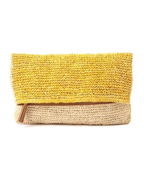 Ray BEAMS（レイビームス）の「BAGMATI / バイカラー クラッチバッグ（クラッチバッグ・レディース・イエロー/ブルー・ONE SIZE）」の19枚目の写真