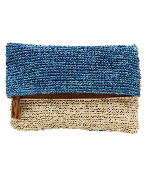 Ray BEAMS（レイビームス）の「BAGMATI / バイカラー クラッチバッグ（クラッチバッグ・レディース・イエロー/ブルー・ONE SIZE）」の2枚目の写真