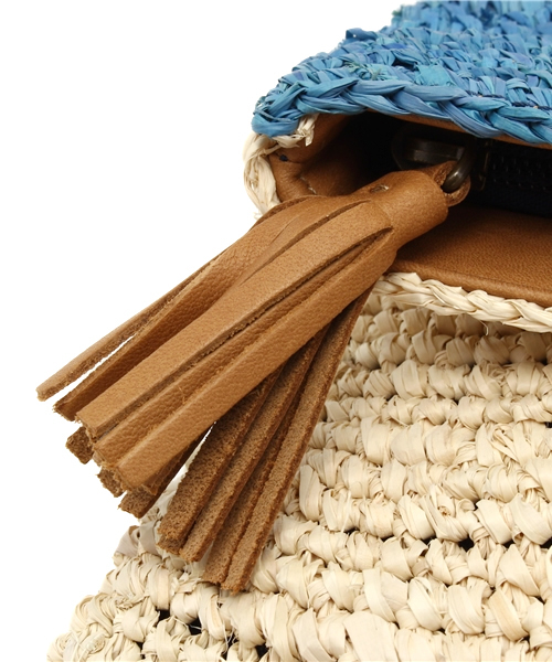 Ray BEAMS（レイビームス）の「BAGMATI / バイカラー クラッチバッグ（クラッチバッグ・レディース・イエロー/ブルー・ONE SIZE）」の4枚目の写真