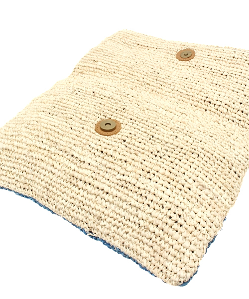 Ray BEAMS（レイビームス）の「BAGMATI / バイカラー クラッチバッグ（クラッチバッグ・レディース・イエロー/ブルー・ONE SIZE）」の6枚目の写真