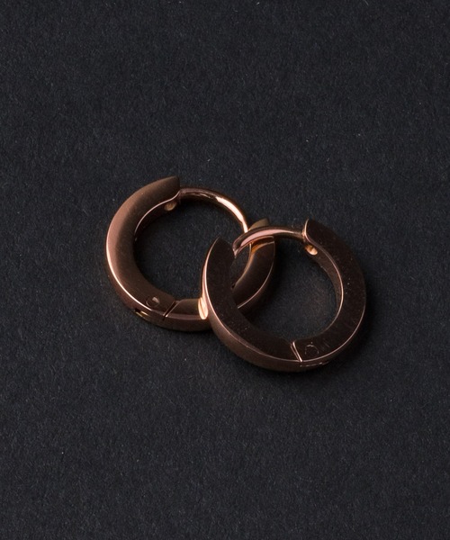 ADRER（アドラー）の「ステンレスピアス（ピアス（両耳用）・メンズ・シルバー/ゴールド・FREE）」の2枚目の写真