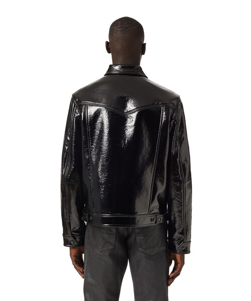 DIESEL(ディーゼル)の「メンズ ジャケット ブラッシュドコットン(ライダースジャケット・メンズ・ブラック/レッド・X-SMALL/XX-LARGE/LARGE/X-LARGE/SMALL/MEDIUM)」の15枚目の写真