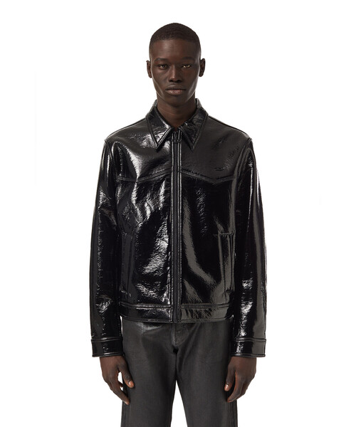 DIESEL(ディーゼル)の「メンズ ジャケット ブラッシュドコットン(ライダースジャケット・メンズ・ブラック/レッド・X-SMALL/XX-LARGE/LARGE/X-LARGE/SMALL/MEDIUM)」の14枚目の写真
