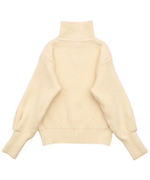 2021 AW ハイネックリブニットカーディガン（カーディガン/ボレロ