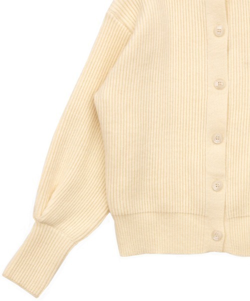 2021 AW ハイネックリブニットカーディガン（カーディガン/ボレロ