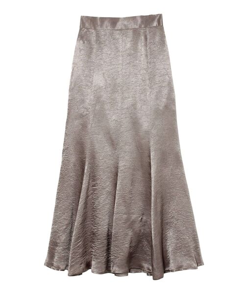 LAGUNAMOON(ラグナムーン)の「メロンヴィンテージサテンスカート(スカート・レディース・ライトグレー/チャコールグレー/イエロー・SMALL/MEDIUM)」の1枚目の写真