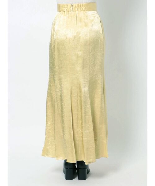LAGUNAMOON(ラグナムーン)の「メロンヴィンテージサテンスカート(スカート・レディース・ライトグレー/チャコールグレー/イエロー・SMALL/MEDIUM)」の14枚目の写真
