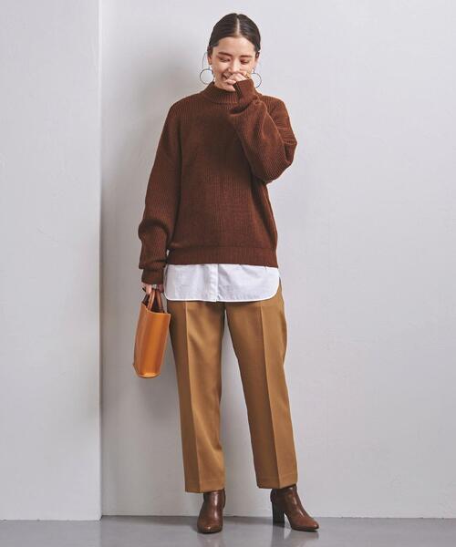 テーラーメイド×ユナイテッドアローズ　ユニセックス ビッグ モックネック ニット テーラーメイド×ユナイテッドアローズ ユニセックス ビッグ