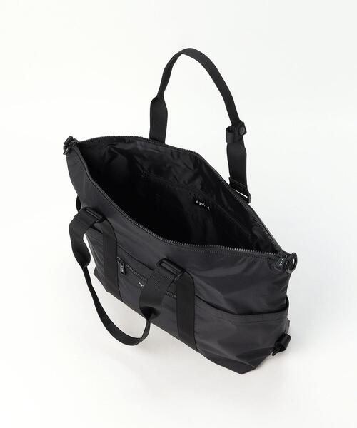 agnes b.(アニエスベー)の「2wayボストンバッグ (QAT01-01)(ボストンバッグ・レディース・ブラック・FREE)」の4枚目の写真