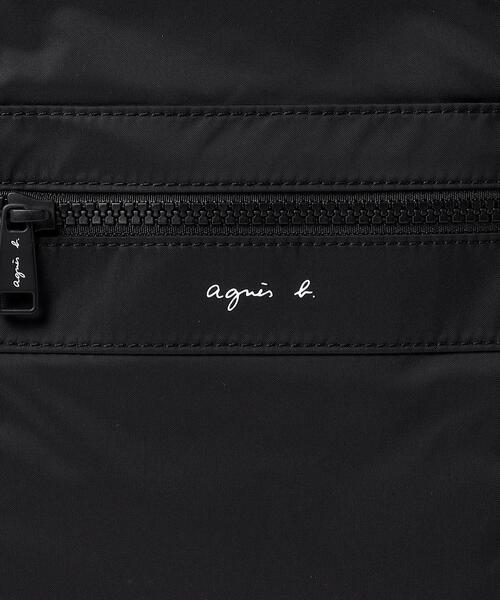 agnes b.(アニエスベー)の「2wayボストンバッグ (QAT01-01)(ボストンバッグ・レディース・ブラック・FREE)」の5枚目の写真