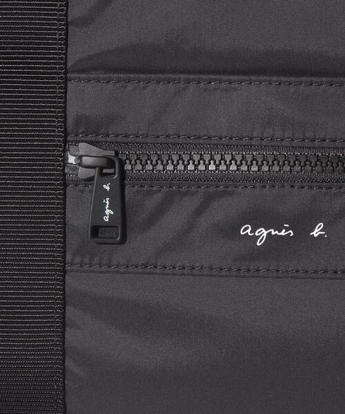 agnes b.(アニエスベー)の「2wayボストンバッグ (QAT01-01)(ボストンバッグ・レディース・ブラック・FREE)」の8枚目の写真