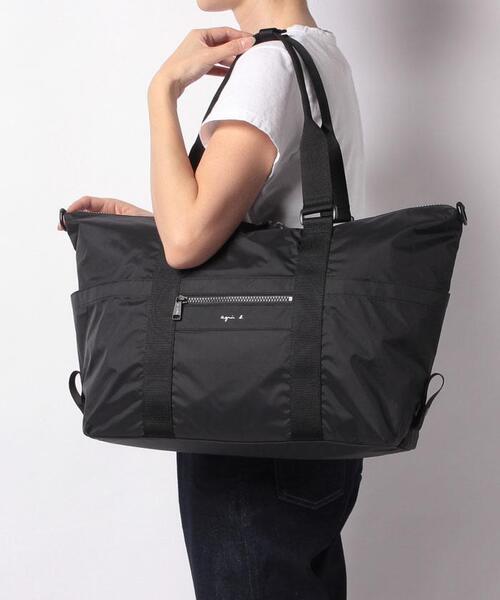 agnes b.(アニエスベー)の「2wayボストンバッグ (QAT01-01)(ボストンバッグ・レディース・ブラック・FREE)」の9枚目の写真