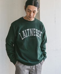 URBAN RESEARCH DOORS | 裏起毛カレッジプリントスウェット(スウェット)