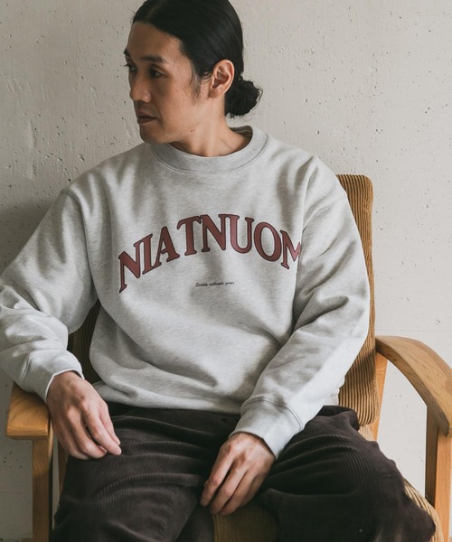 URBAN RESEARCH DOORS（アーバンリサーチドアーズ）の「裏起毛カレッジプリントスウェット（スウェット・メンズ・ネイビー/グリーン/ホワイト系その他・40/38）」の18枚目の写真