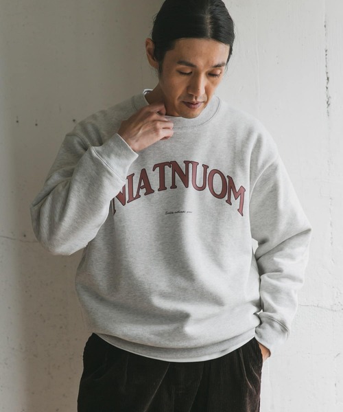 URBAN RESEARCH DOORS（アーバンリサーチドアーズ）の「裏起毛カレッジプリントスウェット（スウェット・メンズ・ネイビー/グリーン/ホワイト系その他・40/38）」の19枚目の写真