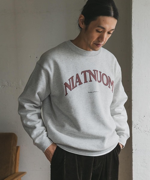 URBAN RESEARCH DOORS（アーバンリサーチドアーズ）の「裏起毛カレッジプリントスウェット（スウェット・メンズ・ネイビー/グリーン/ホワイト系その他・40/38）」の21枚目の写真