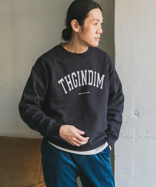 URBAN RESEARCH DOORS（アーバンリサーチドアーズ）の「裏起毛カレッジプリントスウェット（スウェット・メンズ・ネイビー/グリーン/ホワイト系その他・40/38）」の14枚目の写真