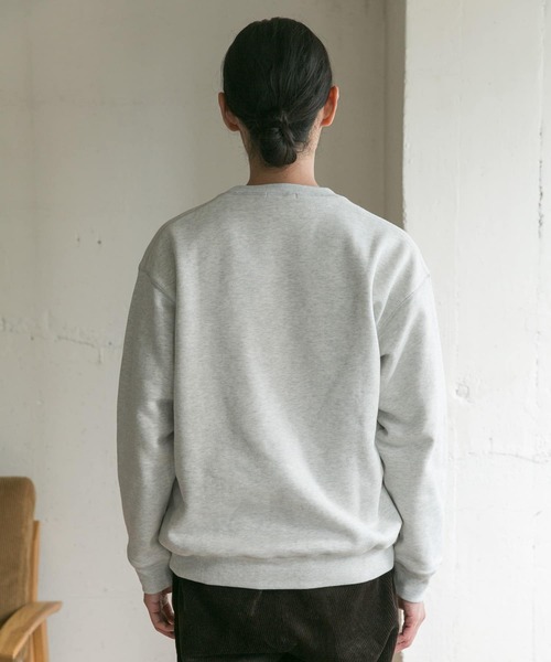 URBAN RESEARCH DOORS（アーバンリサーチドアーズ）の「裏起毛カレッジプリントスウェット（スウェット・メンズ・ネイビー/グリーン/ホワイト系その他・40/38）」の5枚目の写真