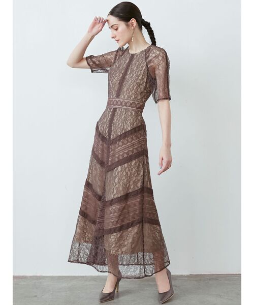 LAGUNAMOON（ラグナムーン）の「LADYフェイクパールアシンメトリーピアス（ピアス（両耳用）・レディース・アイボリー・FREE）」の2枚目の写真