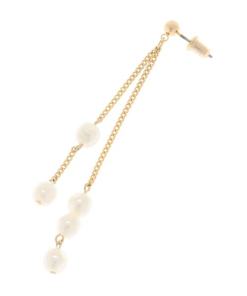 LAGUNAMOON（ラグナムーン）の「LADYフェイクパールアシンメトリーピアス（ピアス（両耳用）・レディース・アイボリー・FREE）」の8枚目の写真