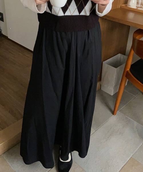 LAUIR(ラウアー)の「コットンスカート(スカート・レディース・ベージュ/ブラウン/ホワイト/ダークネイビー/ブラック・LARGE/X-LARGE/MEDIUM)」の20枚目の写真