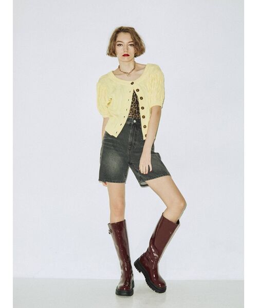 jouetie(ジュエティ)の「バックレースアップショートパンツ(デニムパンツ・レディース・ライトブルー/ブラック/ピンク・SMALL/MEDIUM)」の19枚目の写真