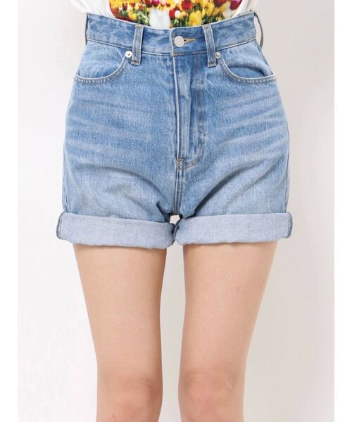 jouetie(ジュエティ)の「バックレースアップショートパンツ(デニムパンツ・レディース・ライトブルー/ブラック/ピンク・SMALL/MEDIUM)」の16枚目の写真