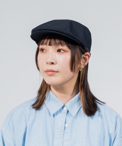 OVERRIDE(オーバーライド)の「OVERRIDE OGC BELT HUNTING SG(ハンチング/ベレー帽・レディース・ブラック/ベージュ/チェック/ネイビー・61cm/59cm/57cm)」の3枚目の写真