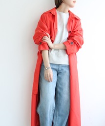 notch. | ナイロンポリカラートレンチコート(トレンチコート)