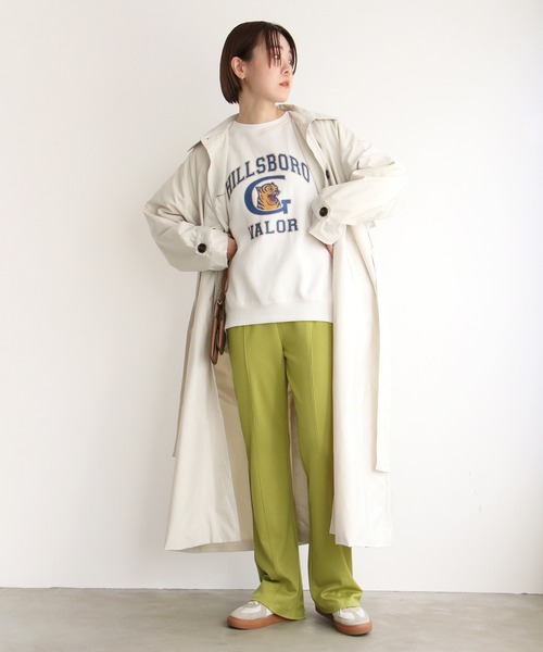 notch.（ノッチ）の「ナイロンポリカラートレンチコート（トレンチコート・レディース・オフホワイト/グリーン/レモンイエロー/オレンジ・M/TM）」の22枚目の写真