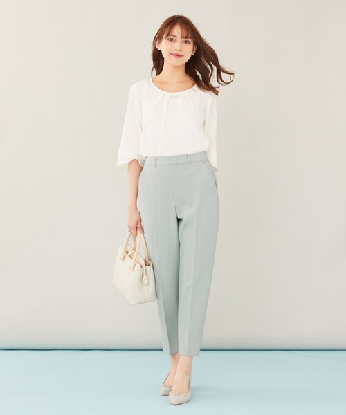 ANY SIS（エニィスィス）の「【洗える】ラッフルフレアージョーゼット ブラウス（シャツ/ブラウス・レディース・ホワイト系/ライトグレー系1/ネイビー系1/ライラック系・2）」の20枚目の写真