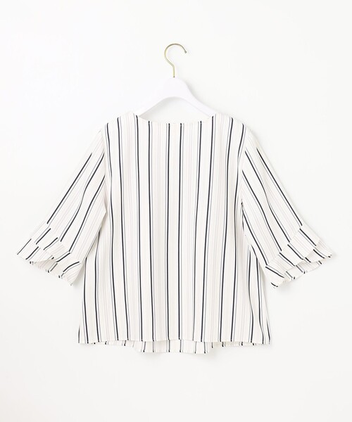 ANY SIS（エニィスィス）の「【洗える】ラッフルフレアージョーゼット ブラウス（シャツ/ブラウス・レディース・ホワイト系/ライトグレー系1/ネイビー系1/ライラック系・2）」の12枚目の写真