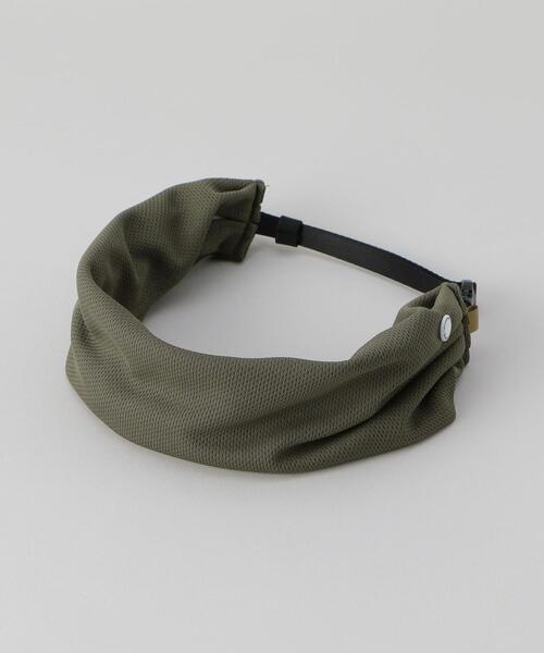 BEAUTY&YOUTH UNITED ARROWS(ビューティーアンドユースユナイテッドアローズ)の「<halo commodity>PEAKS TAP BAND/ヘアバンド.(ヘアバンド・メンズ・オリーブ/ブラック/グレー・FREE)」の1枚目の写真