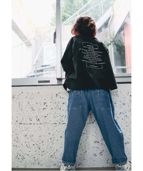 GROOVY COLORS(グルービーカラーズ)の「8ozデニム 2タック ロングパンツ(その他パンツ・キッズ・ネイビー/ブルー・100/110/120)」の5枚目の写真