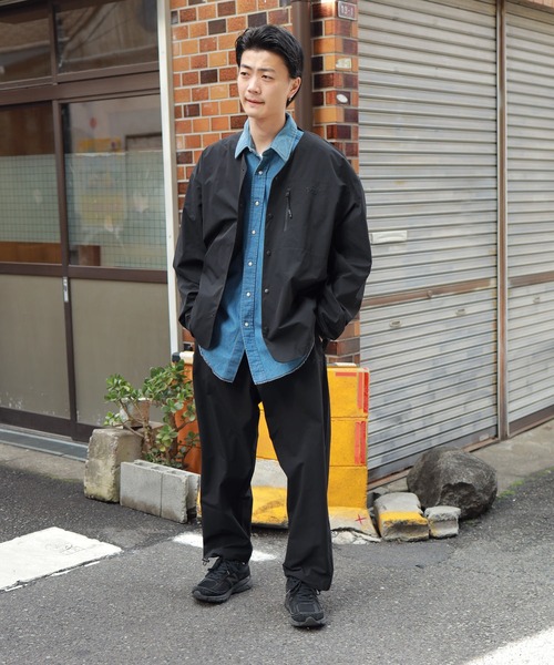 【ユニセックスで着用可能】GERRY/ジェリー別注コラボオーバーサイズノーカラーカーディガンジャケット