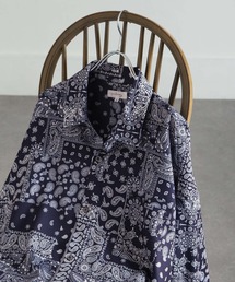 NILWAY | アソート総柄トロミジョーゼットオーバーサイズ長袖シャツ(シャツ/ブラウス)