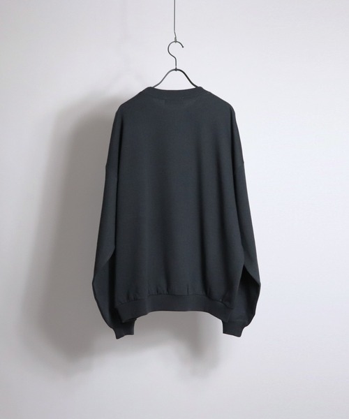 ILL'S（イルズ）の「ILL'S / イルズ カレッジロゴビッグシルエットスウェット（スウェット・メンズ・チャコールグレー/杢グレー/ワイン/ホワイト/ブラック/グリーン/ダークグレー/ライトグレー/グリーン×オレンジ・M/L）」の10枚目の写真