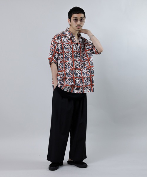 Iroquois(イロコイ)の「NY TASLAN WEATHER WIDE PT(その他パンツ・メンズ・ブラック/オフホワイト/オリーブ・2/3/1)」の12枚目の写真